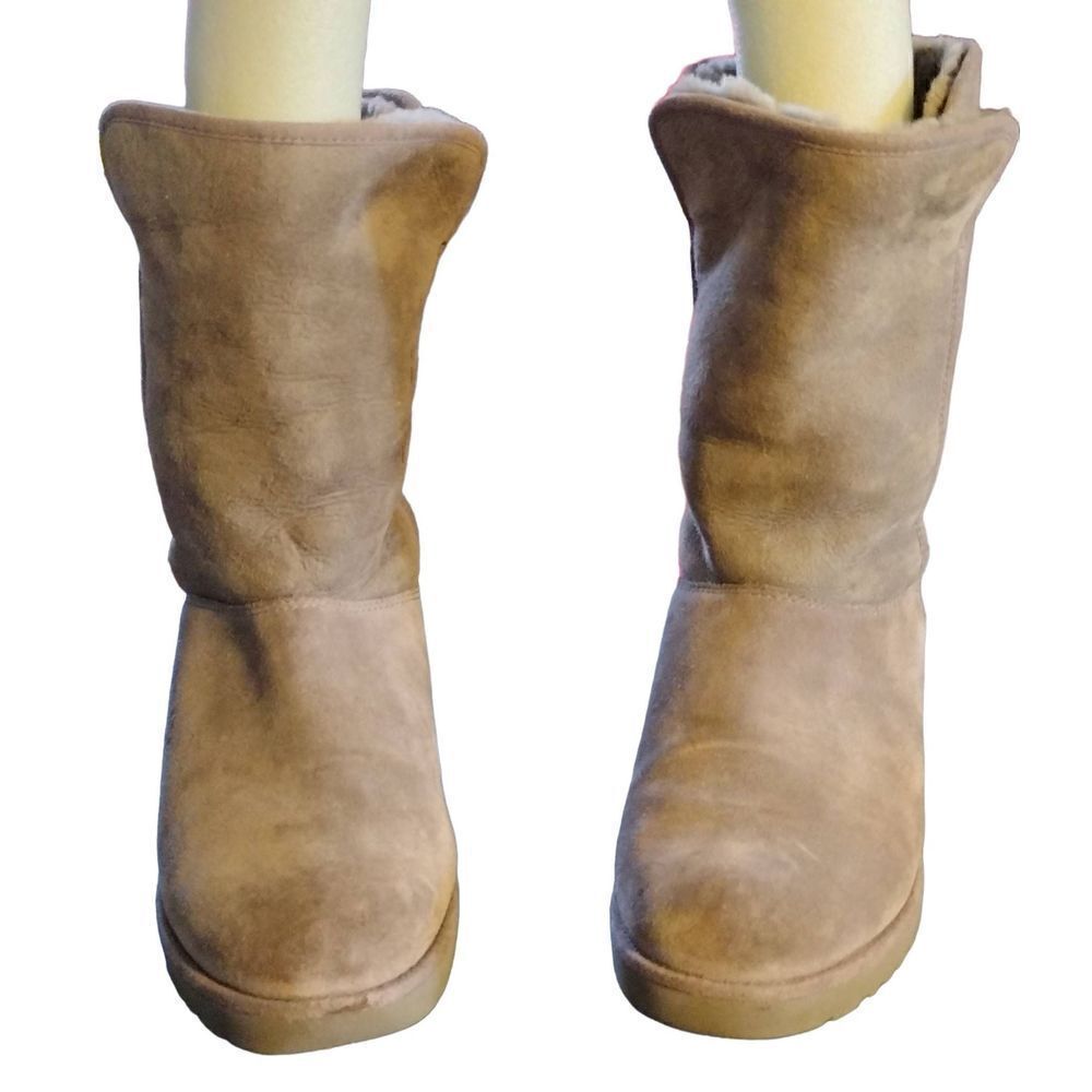 UGG Winter Women's Size 9G Classic Slim Mid-Calf Boot Gray S/N 1013428 - Picture 5 of 8